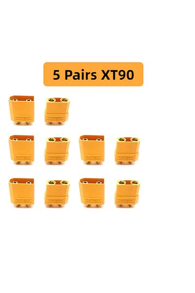 Choice 5 pairs MF Wholesale 10PCS XT90 XT-90 Plug Male Female Bullet Connectors Plugs For RC Lipo Battery Q
