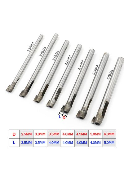 Choice 4.5 5.0 6.0mm 3pcs Belt Punching With Holes And Tails Hollow Hole Punch Cutter Tool, 2.5mm-6mm Leath