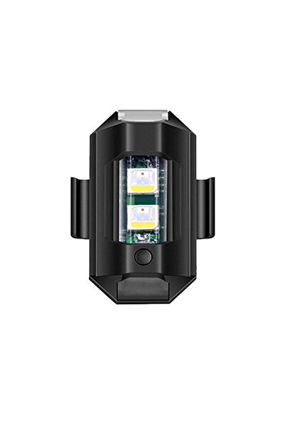 Choice 1 قطعة ضوء ستروب تحذير دراجة نارية ضوء 7 ألوان صغيرة طائرة بدون طيار ض...