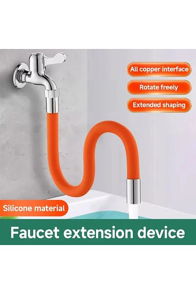 Choice Kitchen Faucet Extension Extender Universal 360° Rotating Silicone Flexible Hose Water Tap Pipe T...