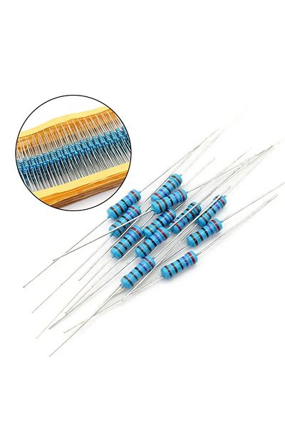 Choice 300pcs-with Box 300/600pcs 1% Resistor Set Resistance 1/4w Metal Film Resistors Kit 10ohm ~1m Ohm 30