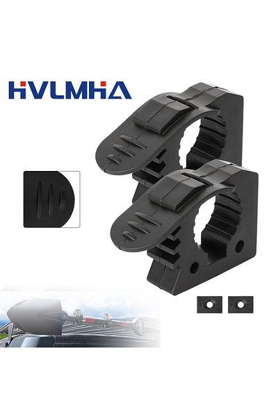 Choice 2pc 1-8pcs Rubber Clamps Quick Release Mounting Clamps 30-40mm for Car Off Road Truck Trailer RV Boa