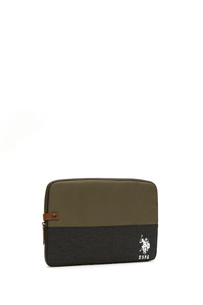 U.S. Polo Assn. حقيبة كمبيوتر محمول كاكي 50299334 -vr027