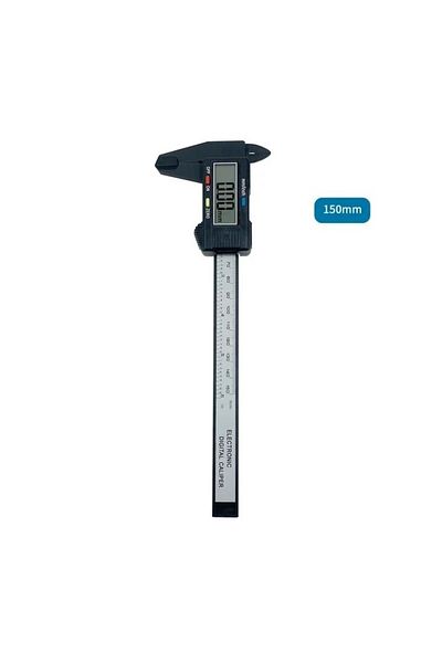 Choice 150mm Electronic Digital Caliper Carbon Fiber Dial Vernier Caliper Gauge Micrometer Measuring Tool D