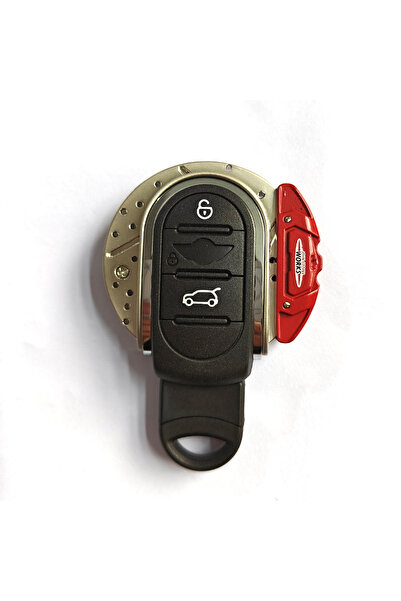 Choice1 غطاء مفتاح أحمر جديد بتصميم علم المملكة المتحدة، غطاء مفتاح JCW لفرجا...