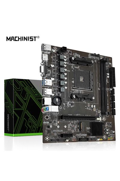 Choice لوحات أم Machinist B450 لوحة أم تدعم AMD DDR4 ذاكرة سطح المكتب Am4 فتحة وحدة المعالجة المركزية Nvme Ngff M.2 USB