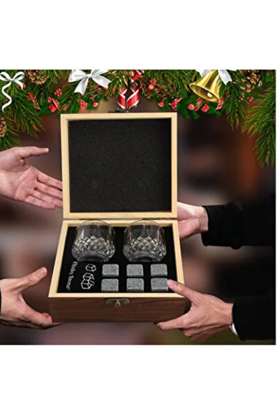 Choice 1Ste Father's Day Gift Whiskey Ice Stone Wine Glass Set Whiskey Glass for Men Fathers Husband Birthd