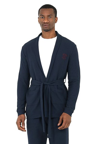 Damat Navy Blue Ds Groom Rob Waffle