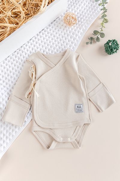 Babymod Reverse Stitched Newborn Double Breasted Snap Fastener Bodysuit