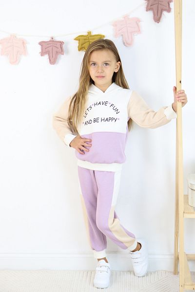 Harika KIDS Комплект модел анцуг за момиче от 3 прежди от дебел плат