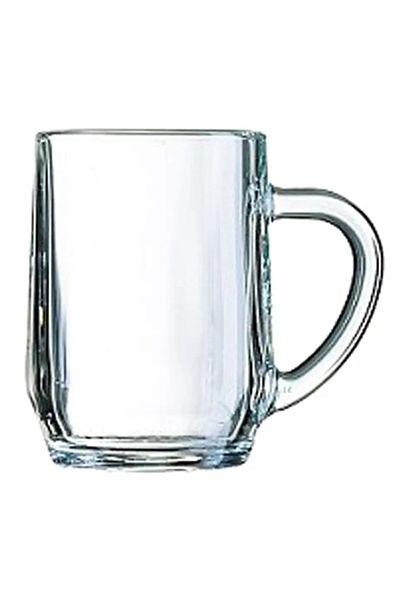 Luminarc Haworth 590 ml - Transparent Tempered Glass Mug with Handle