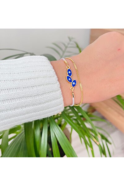 RM Bijuteri مجموعة أساور مصعد عين الشر مكونة من 3 قطع