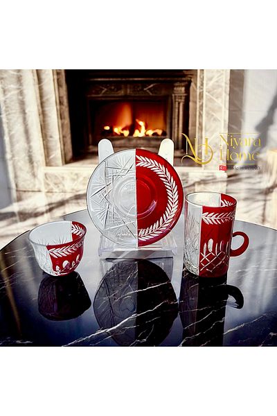 Paşabahçe Luxury 18 Piece Tea & Coffee Set