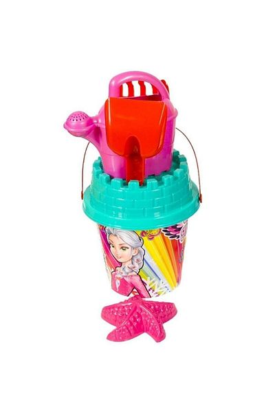 MAS PLASTİK New Gr Large Bucket Beach Set and Accessories - 1010 Campaign