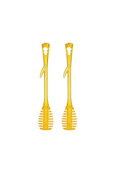 QLUX IDEAS Honey Spoon 2 Li Honey Spoon Bpa Free Honey Jam Spoon