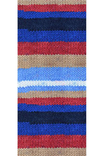 NAKO 5 Pieces Vega Stripe Premium Acrylic Hand Knitting Yarn Wool No: 82411