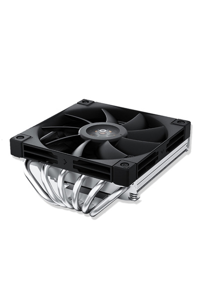 Choice مبرد المعالج DEEPCCOL AN600 أسود بدون إضاءة RGB، مروحة تبريد 120 مم، 6 أنابيب حرارية، هيكل كمبيوتر يعمل بالضغط للأسفل