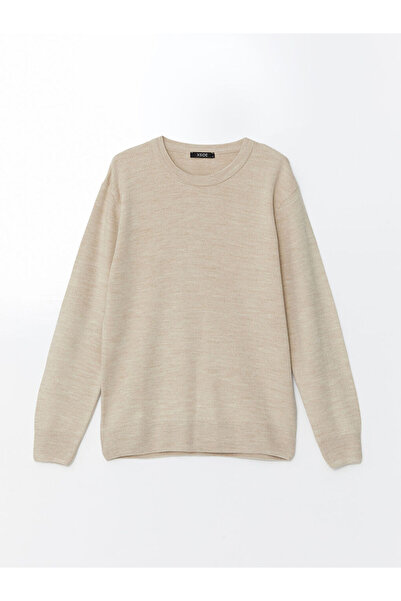 LC Waikiki Pulover pentru bărbați cu mânecă lungă cu guler rotund - W4ba28z8