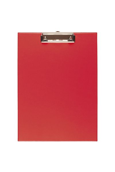 Bigpoint |   Secretariat, 100 Pcs A4 Capacity Metal Mechanism Durable Cardboard Secretariat, Red