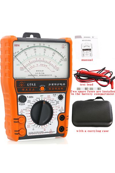 Choice 88N add handbag NJTY 88N External Magnetic Pointer Anti-Burn High-Precision Multimeter Universal Met