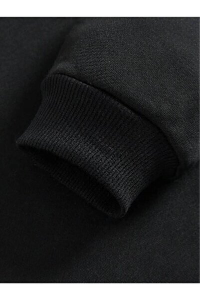 Massgai Çocuk Kepçe İş Kamyon Görsel Baskılı Özel Pamuklu Sweatshirt