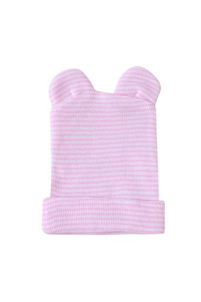 OEM Drool Thin Newborn Hat with Ears (Color: Multicolor)