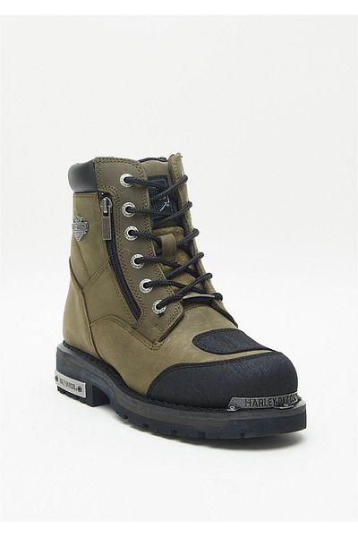 Harley Davidson Ανδρικές πράσινες μπότες Nubuck Renshaw