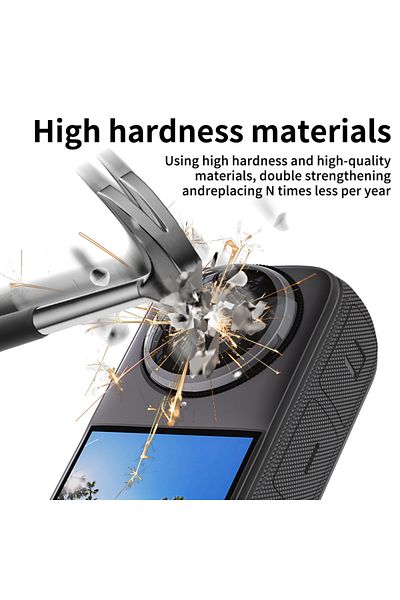 Choice Pc Suitable For Insta360 X4 Lens Protector, Pc Rotating Scratch Resistant Panoramic Motion Camera Le