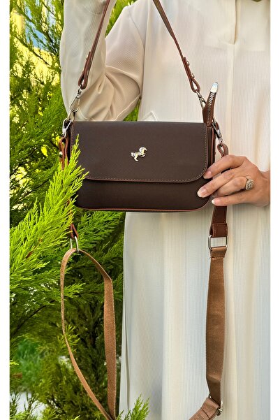 ÇANTAM GELSİN Γυναικεία τσάντα χειρός και ώμου με 3 θήκες