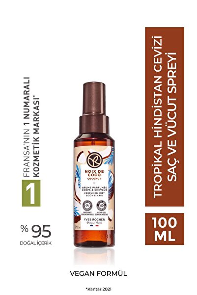 Yves Rocher I Can't Go Out All Day Long Hair and Body Spray With a Tropical C...