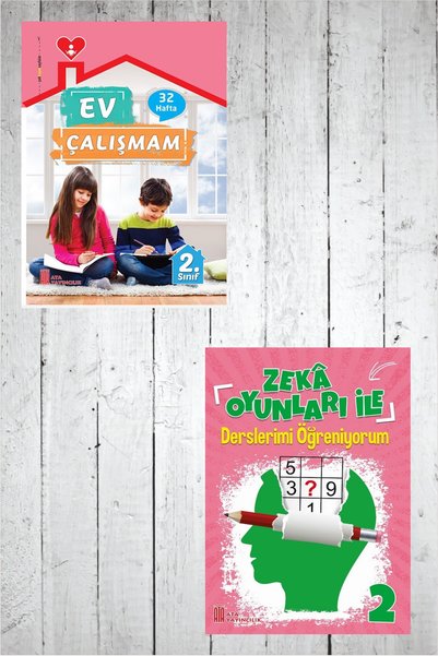 Ata Yayıncılık 2.Sınıf Ev Çalışmalarım+ Zekâ Oyunları ile Derslerimi Öğreniyorum