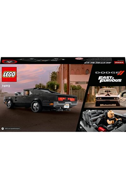 LEGO ® Speed Champions Fast & Furious 1970 Dodge Charger R/T 76912 - Araba Yapım Seti (345 Parça)