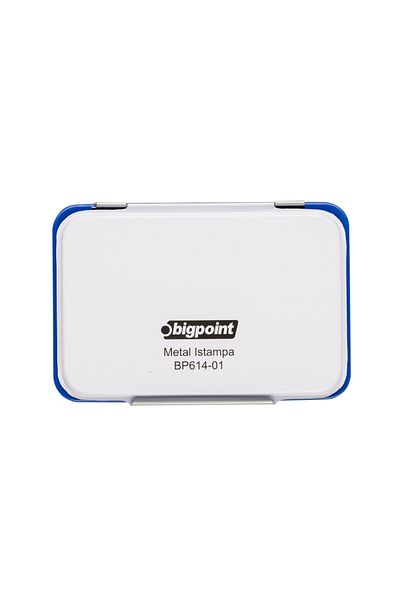 Bigpoint |   Metal Stamp, Ink with High Absorbent Internal Surface, Stamp Pad, 10 X 7 cm - Small Size