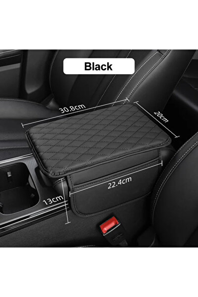 Choice Black Increase The Height Of The Car Armrest Box With Padding, Side St...
