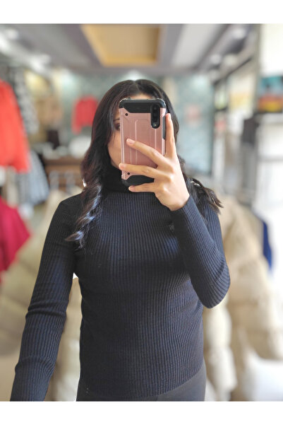 Sublime Butik Γυναικεία πλεκτά πλεκτά ελαστική μπλούζα με απαλή υφή