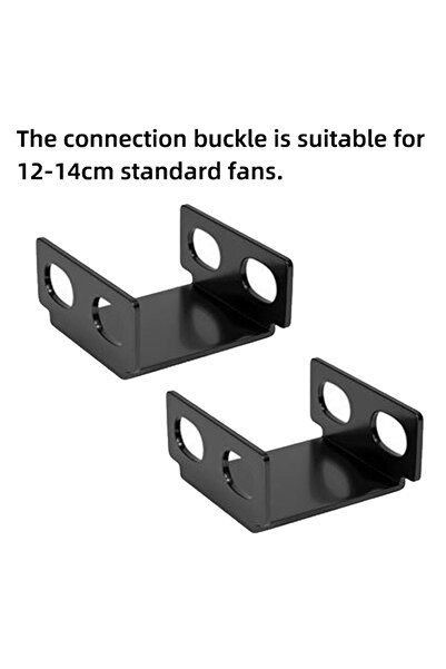 Choice C type buckle-2PCS TEUCER 2Pcs Buckle C-shaped Parallel Bracket 12cm-1...