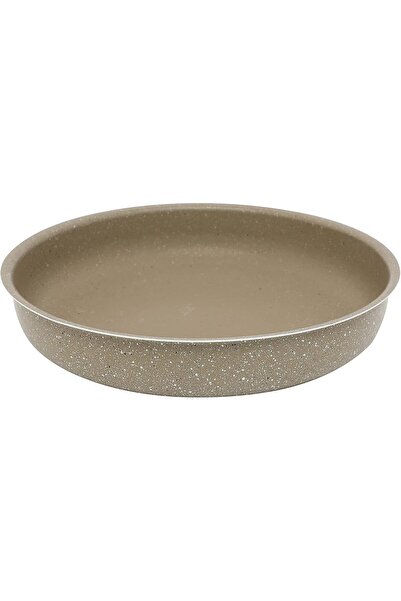 Trust Pro Two-Layer Non-Stick Ceramic Round Tray, 26 cm, Light Gray