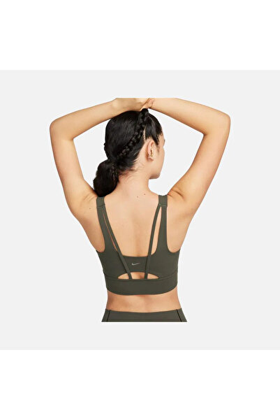 Nike Green Medium-Support Padded Bra for Dri-Fit Alate Ellipse Women - Do6619-325