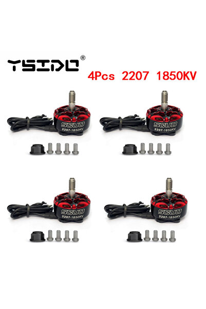 Choice 4 قطع من محركات YSIDO SCUD بدون فرش 2207 1850KV، 2207، 2208، 2306، 175...