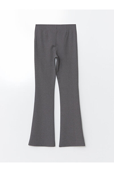 LC Waikiki LCWAIKIKI Classic Antrasit Melanj Ekstra Dar Fit İspanyol Paça Kadın Pantolon