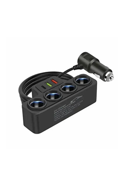 Choice شاحن سيارة صغير محمول متعدد الوظائف من جنرال موتورز، مزود بمقبس USB مز...