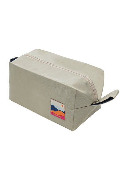 Sofist İstanbul Beige Make Up & Travel Bag Organizer Beige Mini Makeup and Travel Bag