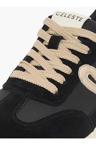 Celeste Women's Panelled Lace-Up Low Ankle Sneakers