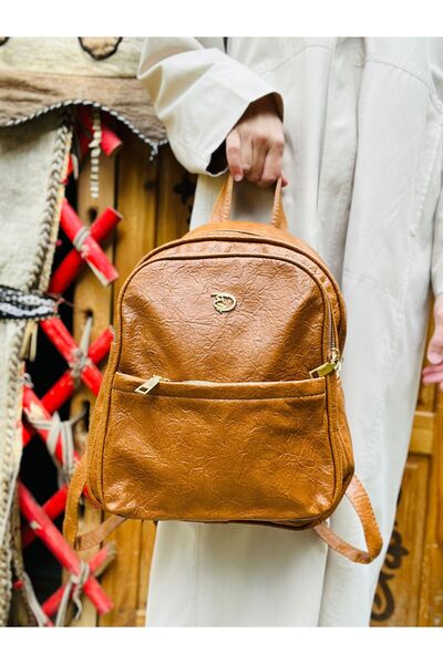 H&D COLLECTİON Rucsac din piele artificială moale