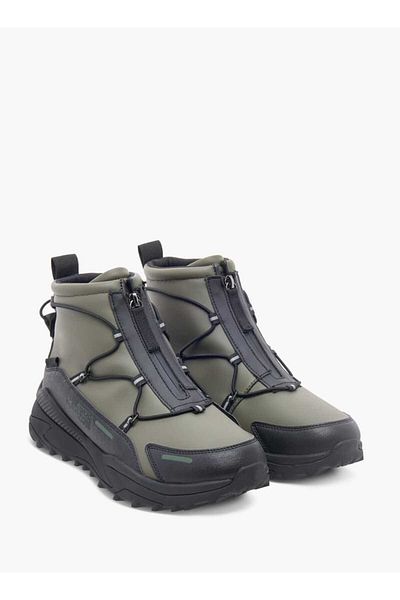 Lee Cooper Bağcık Detaylı ve Fermuarlı Erkek Katı Chukka Botlar