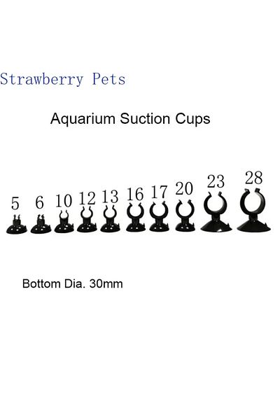 Choice 23mm 5pcs Black Aquarium Suction Cup Air Tube Holder Sucker For Fish Tank Pump Oxygen Air Tube Fixi