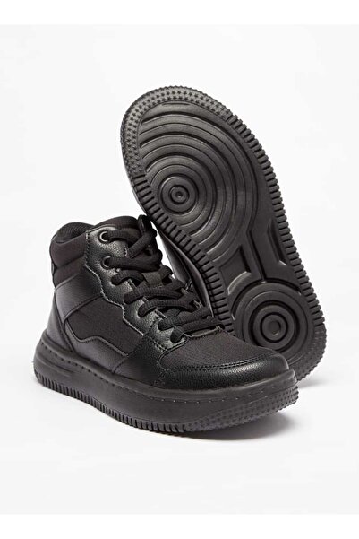 Duchini Mister Duchini Panelled High Top Sneakers with Zip Closure