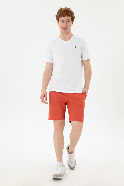 U.S. Polo Assn. Ανδρικό Πλεκτό Σορτς σε Πούδρα 50279636-VR042