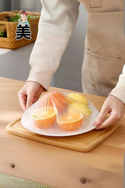 FORSEİ LUCA 100 Pieces Practical Freshness Preserving Pot and Plate Cap Multi-Purpose Lid Food Cap