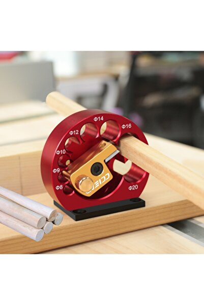 FNICEL 8-Hole Adjustable Dowel Maker Jig 8Mm-20Mm or Carbide Blades Woodworking Electric Drill Milling ...